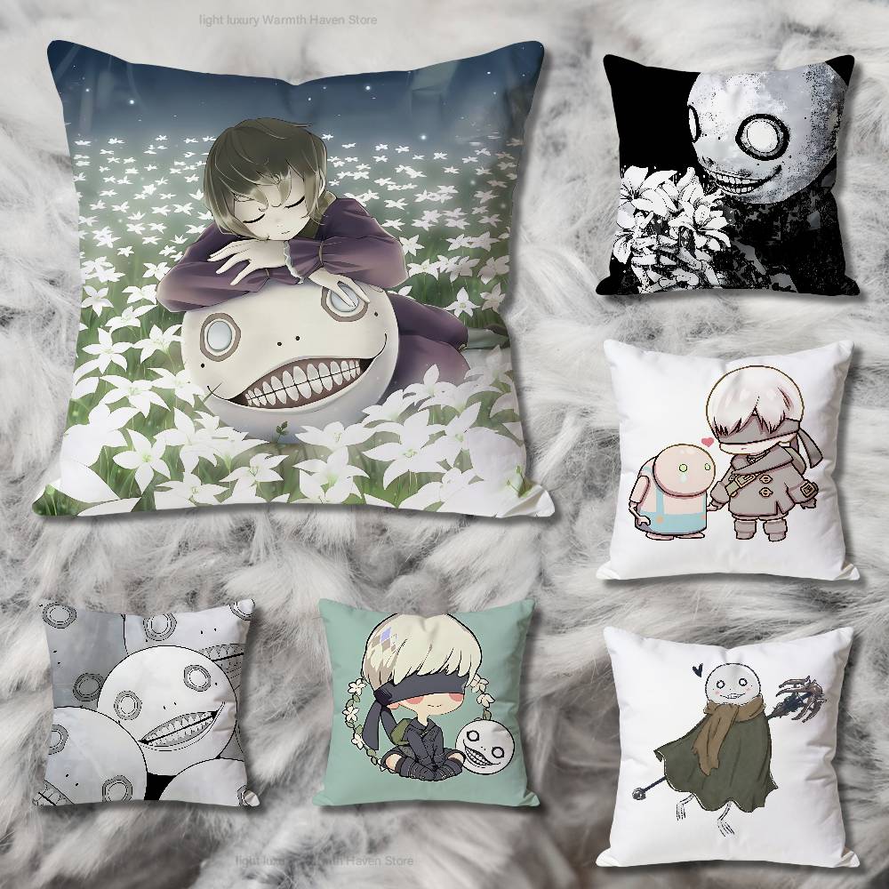 R/Anime Merchandise - Federa per Cuscino Stampata N-Nier R-Replicant