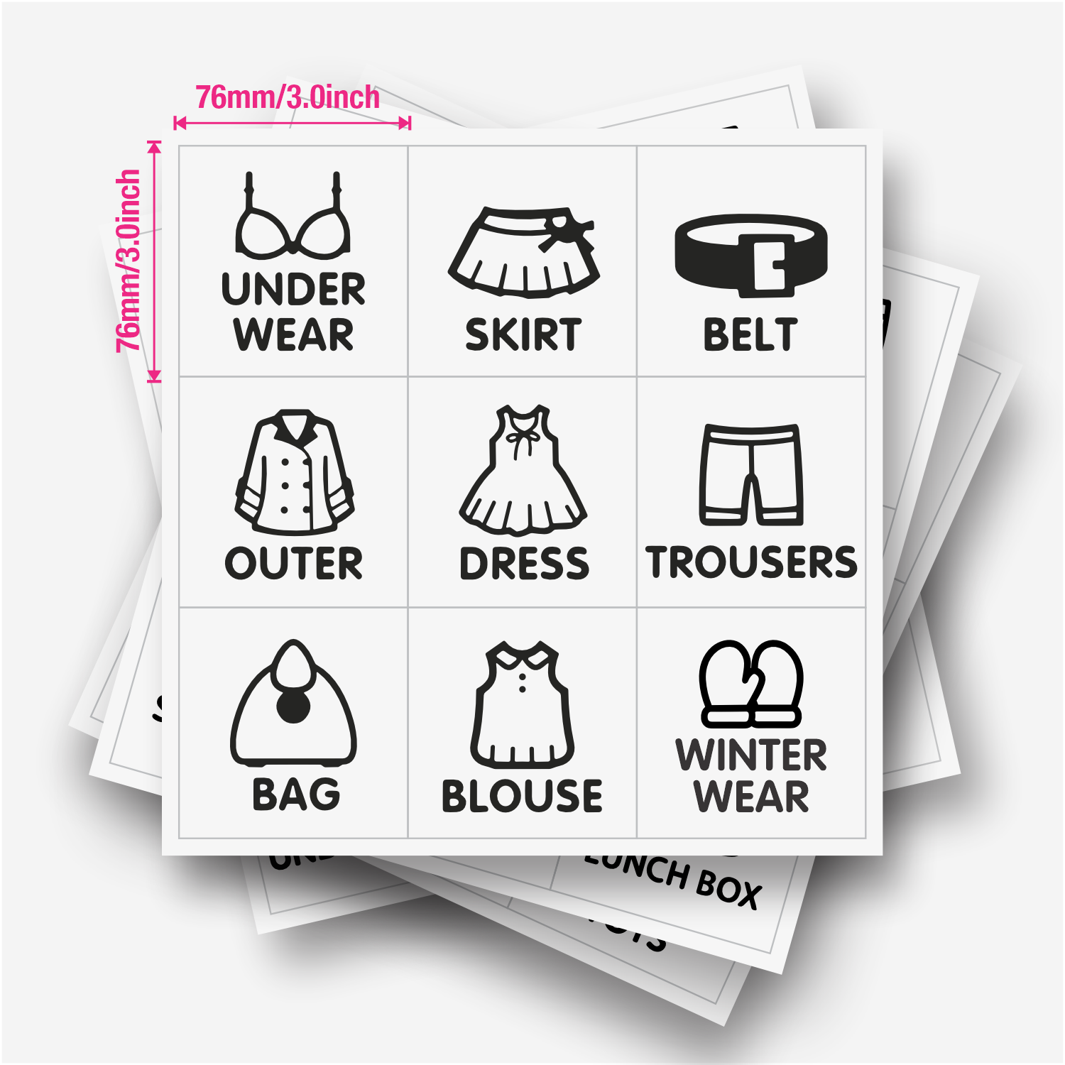 9 etichette per foglio, etiche - Sticker Sheet Set recensione e prezzo